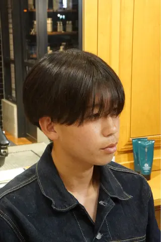 ミディアム メンズ シフト赤坂店所属・濵田 蘭のヘアスタイル