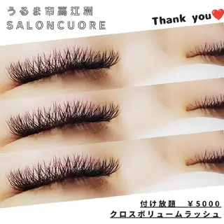 マツエク・マツパ saloncuore サロンクオレのマツエク・マツパデザイン