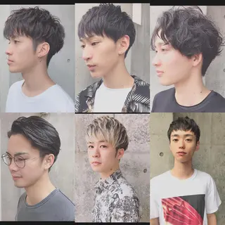 ショート メンズ 及川 光のヘアスタイル