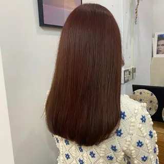 セミロング カラー 🪭risa 暖色/レイヤー🪭のヘアスタイル