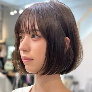ショート まとまるボブ/縮毛矯 生🌿あおい✨のヘアスタイル