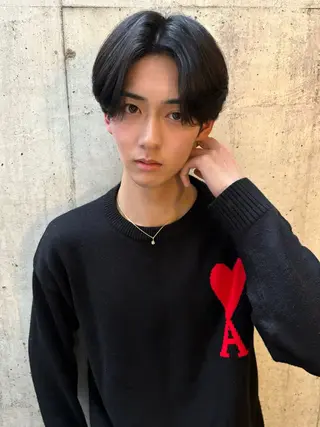 ショート パーマ メンズ 韓国ヘア💇🏼 kanonのヘアスタイル