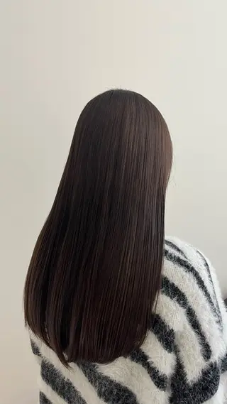 ロング カラー パーマ メンズパーマ/ メッシュ📍ユリのヘアスタイル