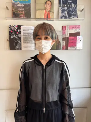 ショート saya/似合わせ /透明感カラーのヘアスタイル