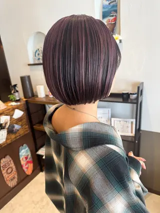 ショート カラー 坂井田 浩樹のヘアスタイル