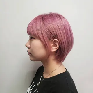 ショート ベージュ＊Spica 【ミルクティー】のヘアスタイル