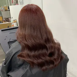 ロング カラー Runa/大人 かわいいハイトーンのヘアスタイル