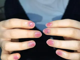 ネイル Shis_🦄shi 韓国風キラキラネイルのネイルデザイン