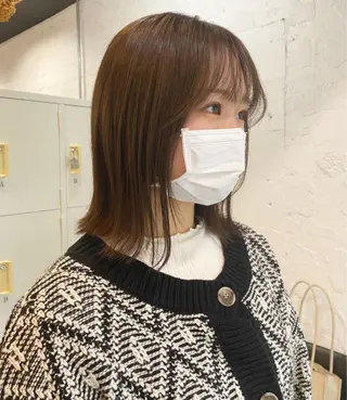 ミディアム カラー 柔らかいcolor 🌿harukaのヘアスタイル