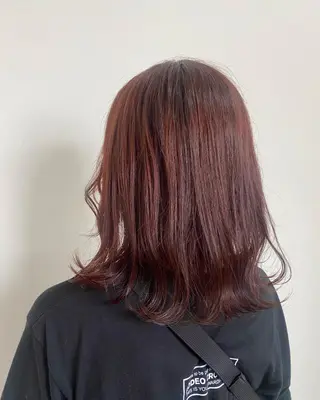 ミディアム ヘアアレンジ 松原 光希のヘアスタイル