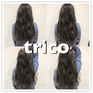 ロング カラー 似合わせ/ブリーチ カラー.岡田友仁のヘアスタイル