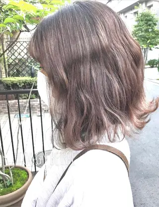 セミロング カラー 💎透明感カラー特化 💎TAISEIのヘアスタイル