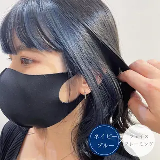 ミディアム カラー アンブレラカラー💫 フェイスフレーミングのヘアスタイル