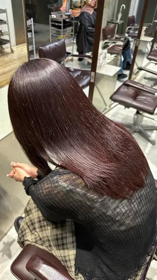 セミロング カラー fifth原宿 宮部蓮のヘアスタイル