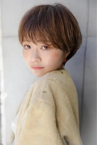 ショート カラー 岡安優太 顔まわり似合せが得意のヘアスタイル