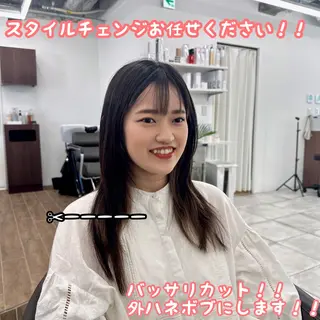 ミディアム カラー ブリーチなし/レイヤ ー特化🌈Tommyのヘアスタイル