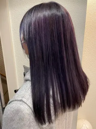 セミロング カラー こすげひろと カラー講師のヘアスタイル