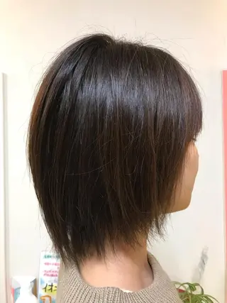 ミディアム カラー 横田 尚登のヘアスタイル