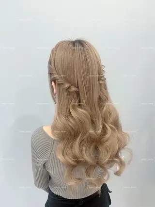 ロング ヘアアレンジ Hairset minoriのヘアスタイル