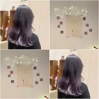 ロング カラー 【完全個室】髪質改善 暖色カラー/山崎唯奈のヘアスタイル