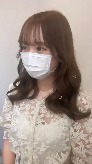 ロング 北山 巴奈のヘアスタイル