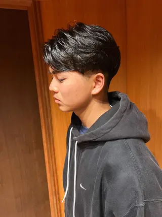 ショート パーマ メンズ 平尾薬院メンズカット FLICK/パーマのヘアスタイル