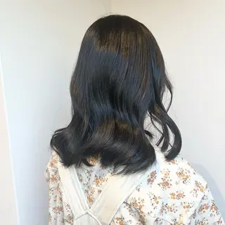 ミディアム カラー 髪質改善/韓国ヘア 顔まわり特化yutoのヘアスタイル