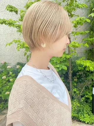 ショート レイヤー🧸ショート 🤎店長anju🪽のヘアスタイル