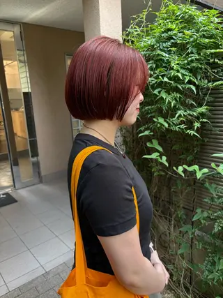 ショート ボブ/似合わせカット /ニュアンスカラーのヘアスタイル