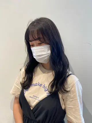 セミロング カラー 透明感カラー🫧 nanohaのヘアスタイル