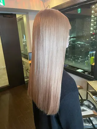 ロング カラー 安田和洋 ブリーチカラー特化のヘアスタイル