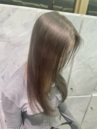 ロング ハイトーンカラーエク ステ🌺RENA🌺のヘアスタイル
