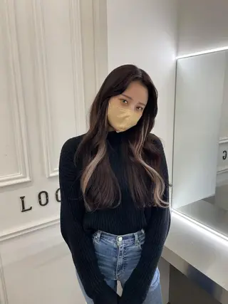 ロング 吉村 憂々のヘアスタイル