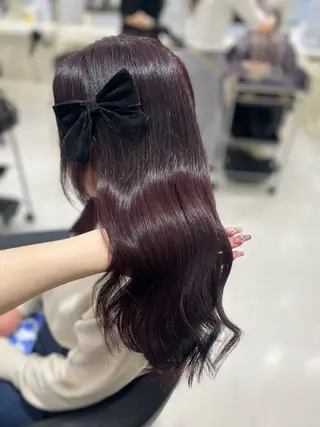 カラー ベージュ・ラベンダー カラー🎀りりのヘアスタイル