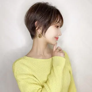 ショート カラー 🌟モテ髪ショート 🌟店長 津賀涼のヘアスタイル