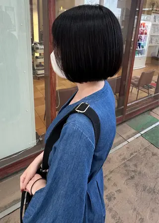 ミディアム ボブ/ゆるふわ ボブパーマ/とういのヘアスタイル