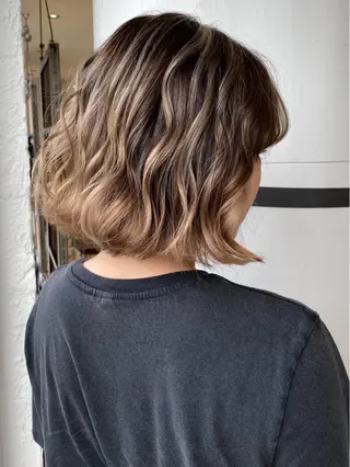 ミディアム カラー welring hair salonのヘアスタイル