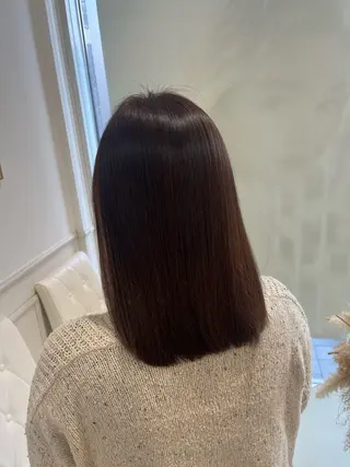 ミディアム 【こっくりカラー】 🤎Umi🤎のヘアスタイル