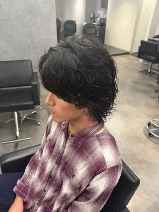 パーマ メンズ シャドウパーマ/立川 メンズ/コタロウのヘアスタイル