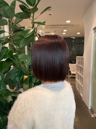 ショート カラー 🎧ayaka/ボブ /透明感カラー🩵のヘアスタイル
