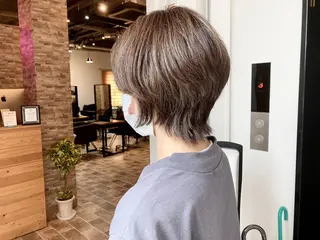 ショート ヘアカラー&縮毛矯正 STAR☆RIVERのヘアスタイル