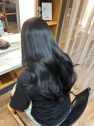 ロング 日置 はる菜のヘアスタイル