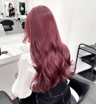 ロング 🎀愛されピンク ラベンダー💜ゆいのヘアスタイル