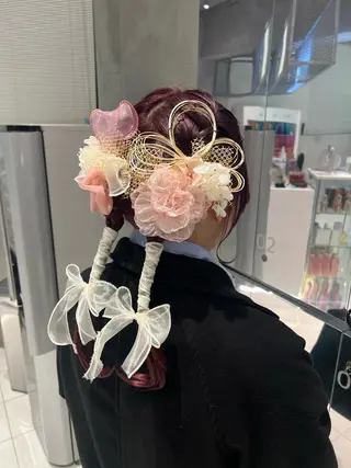 ヘアアレンジ アレンジ/ブラウン カラー HARU🕯のヘアスタイル