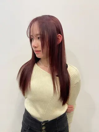カラー 村瀬 遼のヘアスタイル