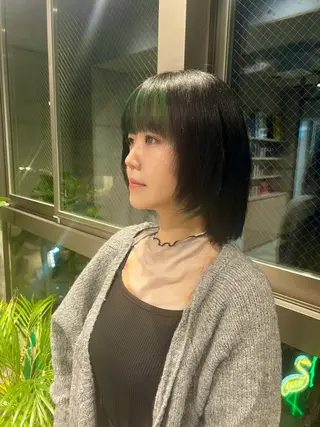 ロング カラー 柔め透明感血色カラー 暖色/レイヤー/ゆいのヘアスタイル