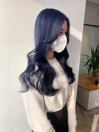 ロング カラー 韓国ヘア特化 💟 ララア 💟のヘアスタイル