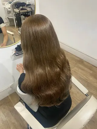 ロング mio♡ベージュ特化 🎀透明感カラーのヘアスタイル