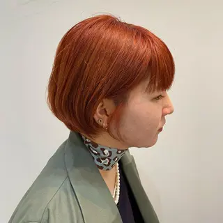 ショート カラー 髪質改善／艶カラー 🫧harunaのヘアスタイル
