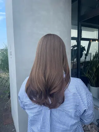ロング カラー 艶髪/透明感カラー/ 韓国/nonokaのヘアスタイル